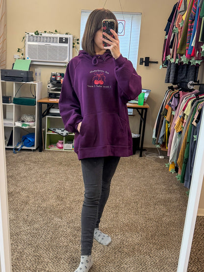 Not Overdramatic Violet Hoodie 3XL