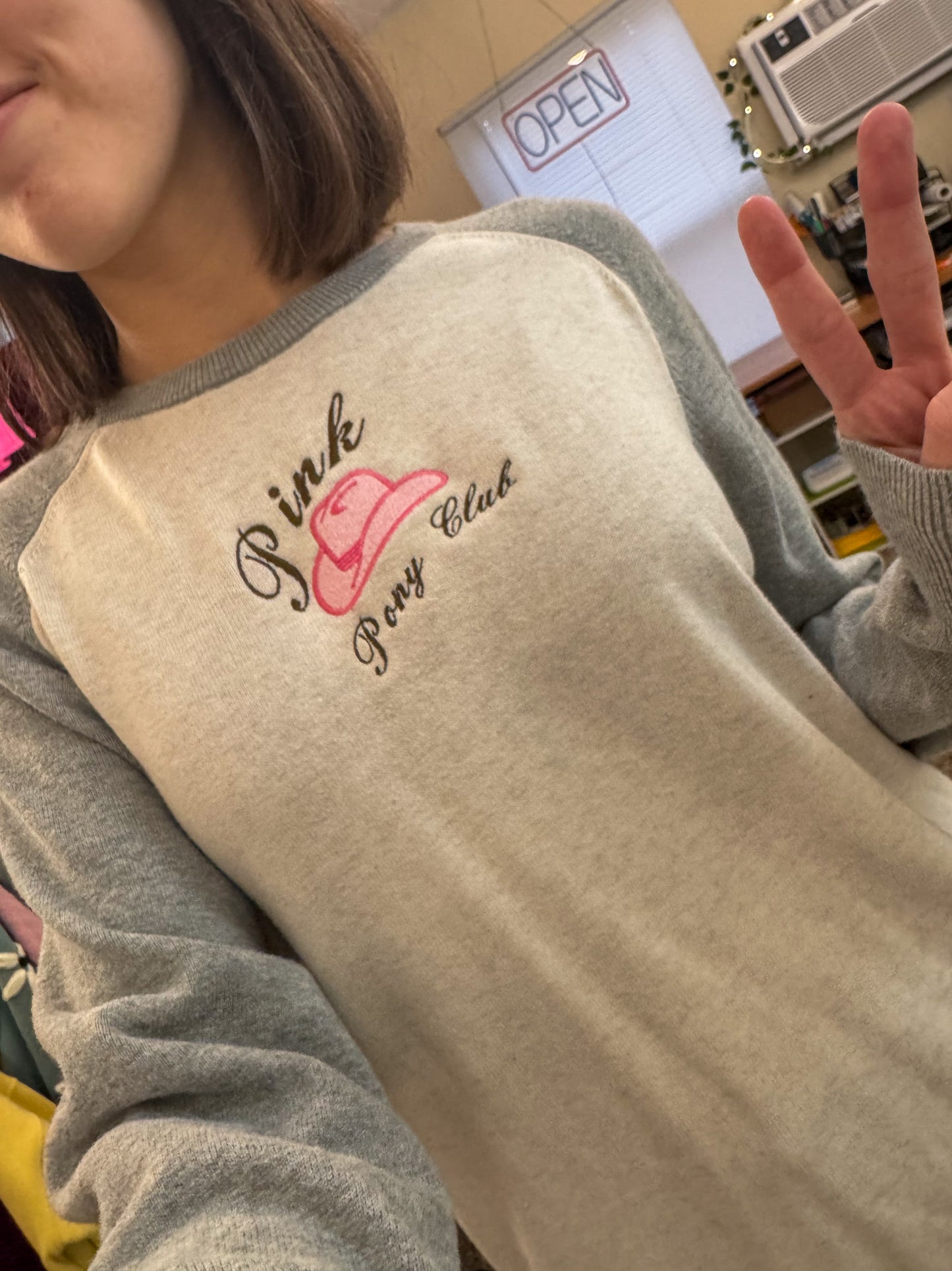 Pink Pony Club Sweater S