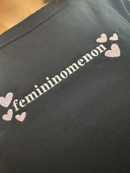 Femininomenon Black Baby Tee L