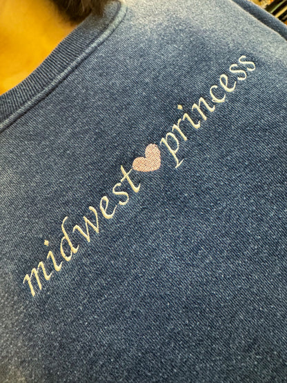 Midwest Princess Blue Crewneck Sweatshirt M