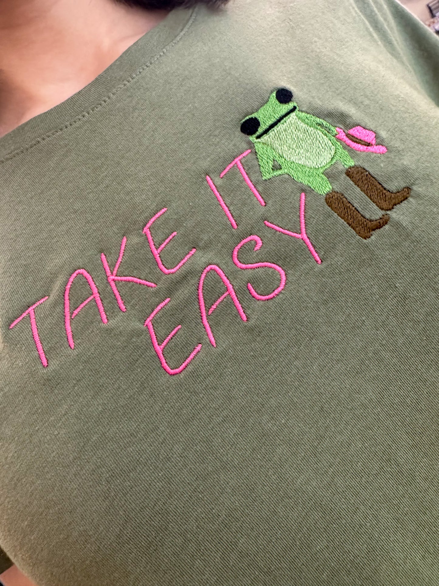 Take It Easy Baby Tee L