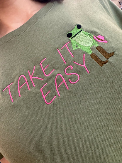 Take It Easy Baby Tee L