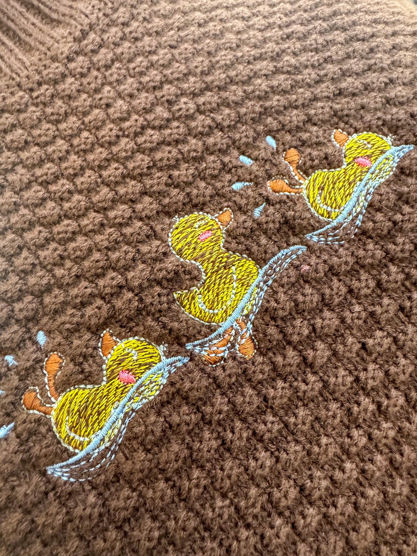 Duckies Knit Vest 2XL