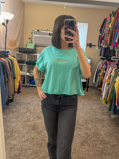 Duckies Cropped Tee XL