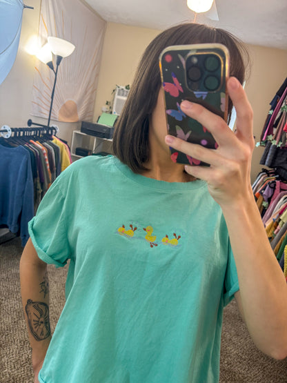 Duckies Cropped Tee XL