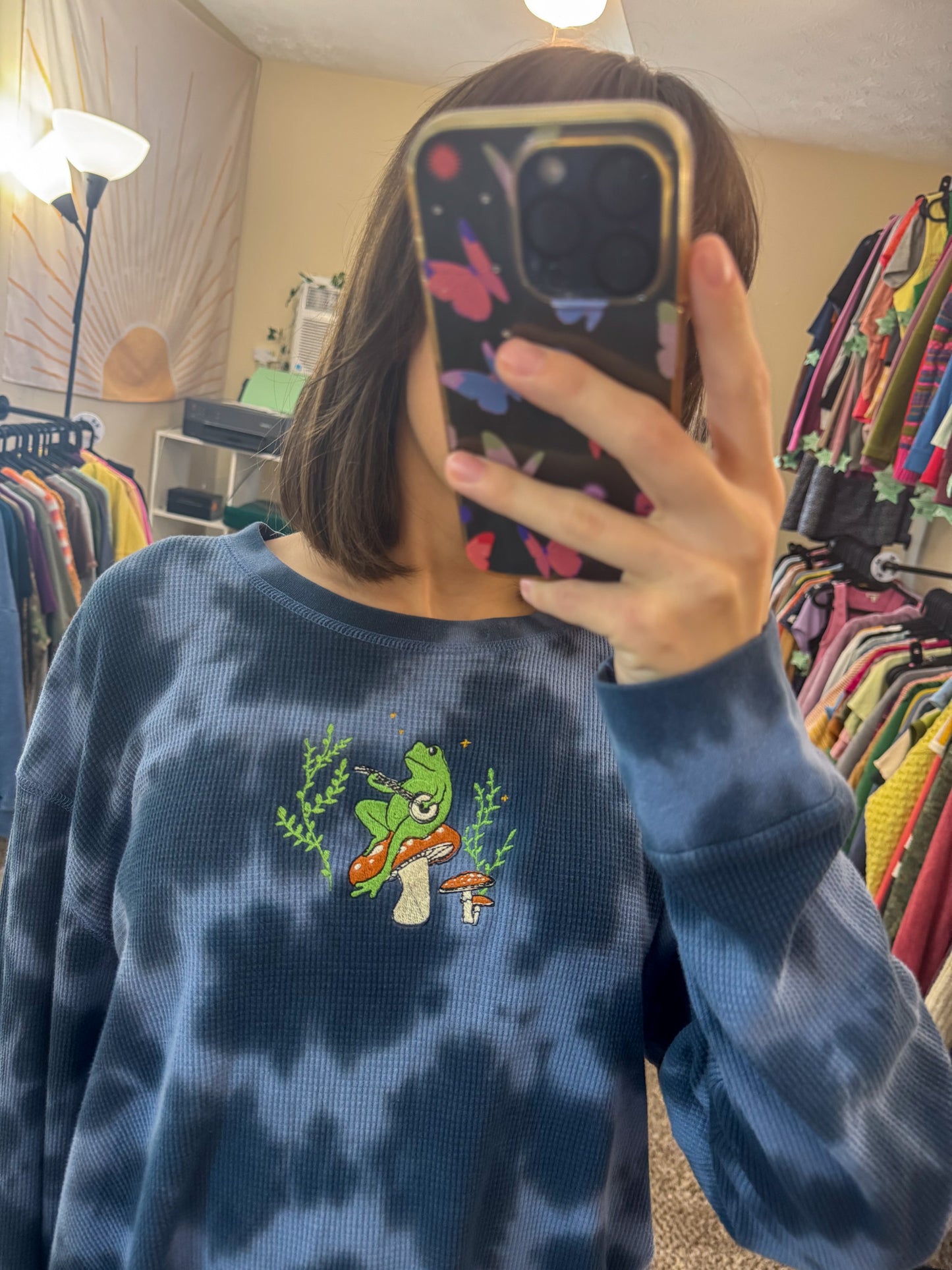 Banjo Frog Tie Dye Long Sleeve XL