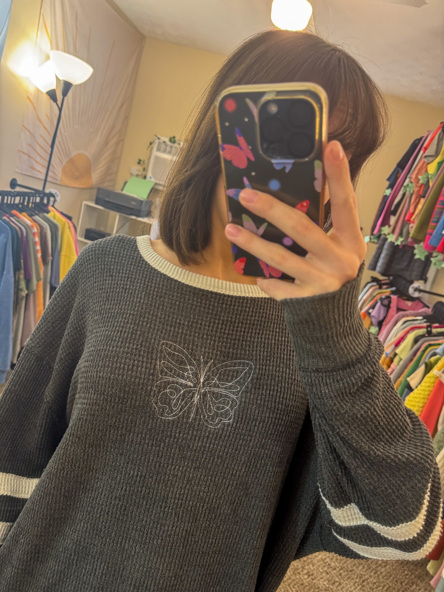 One Line Butterfly 2XL