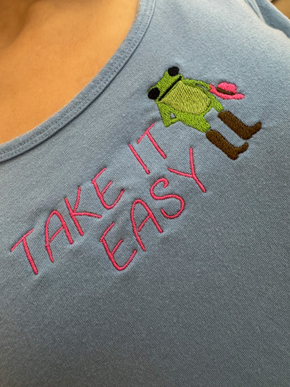 Take It Easy Baby Tee Body Suit 2XL