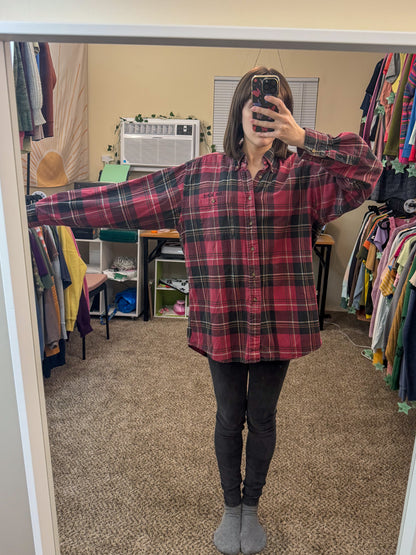 Be Kind Button Up Flannel L