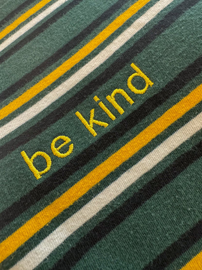 Be Kind Striped Long Sleeve XL