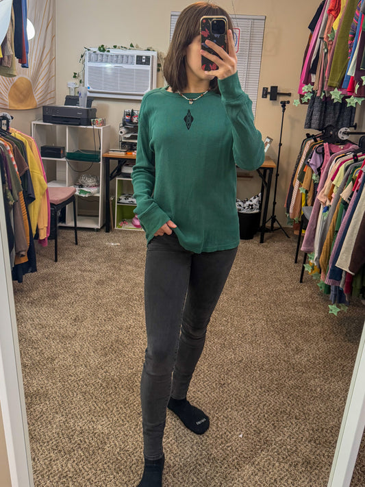 Vulva Teal Thermal Long Sleeve S