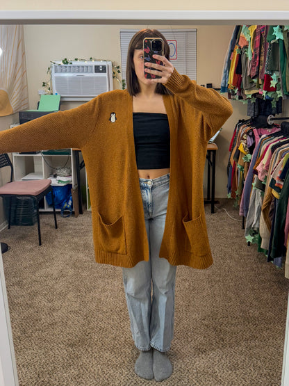 Penguin Tan Cardigan 3XL