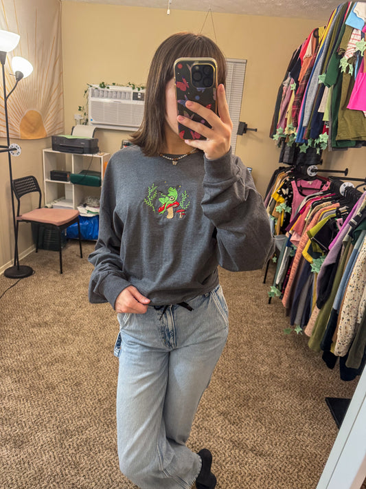 Banjo Frog Grey Long Sleeve XL