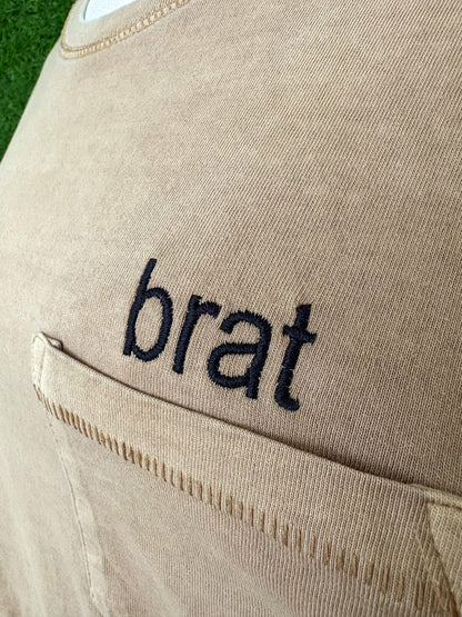 Brat Brown Pocket Longsleeve S