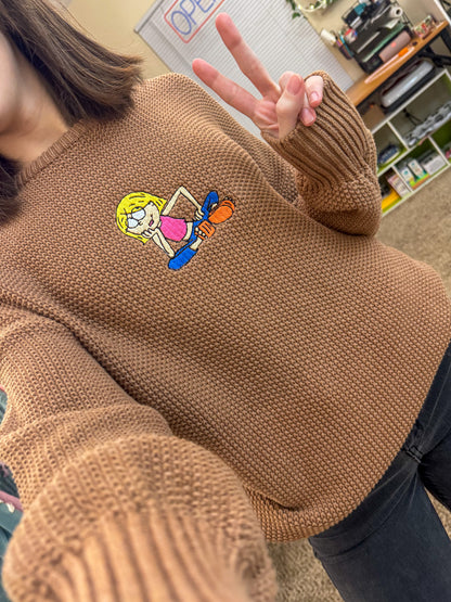 Lizzie McGuire Brown Sweater M