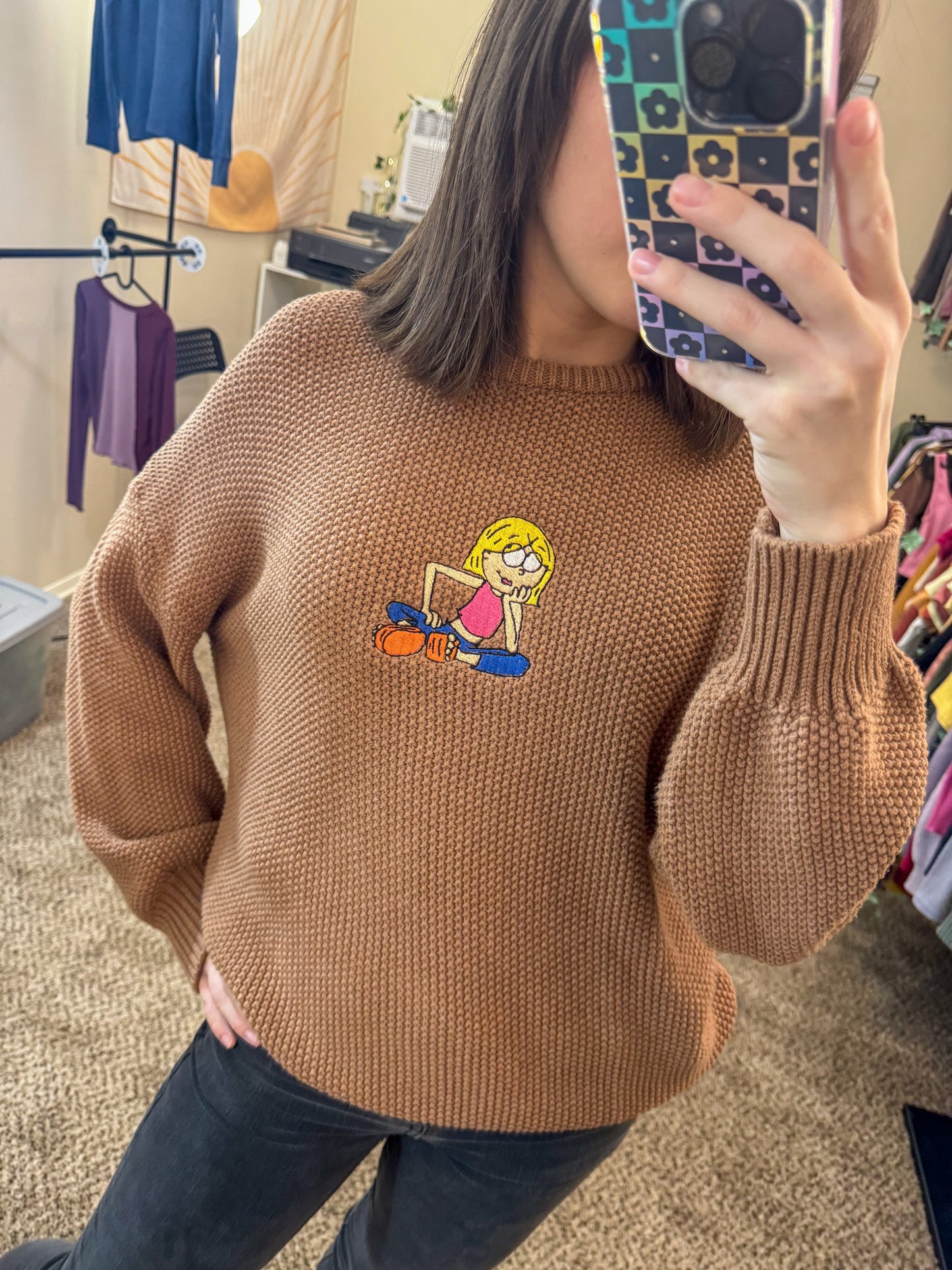 Lizzie McGuire Brown Sweater M