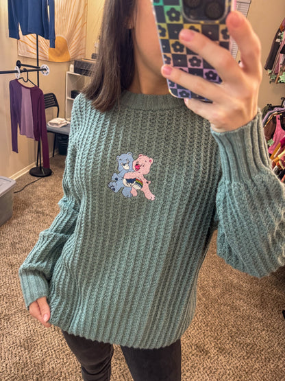 Care Bear Aqua Sweater S