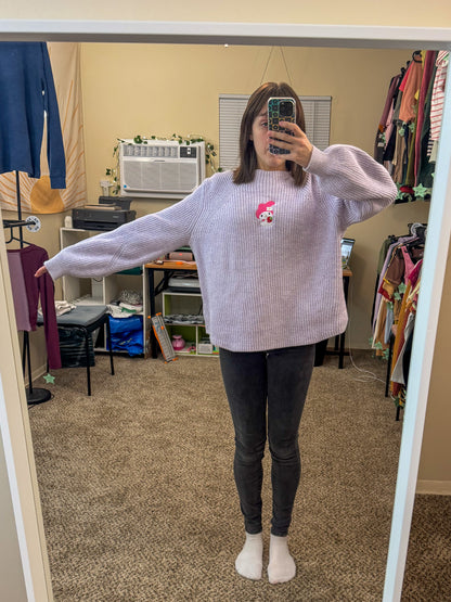 My Melody Lavender Sweater XL