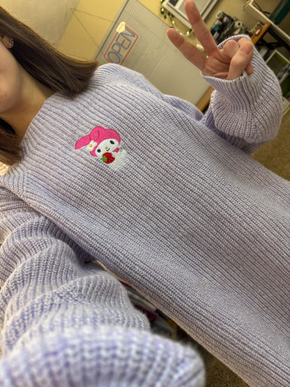 My Melody Lavender Sweater XL