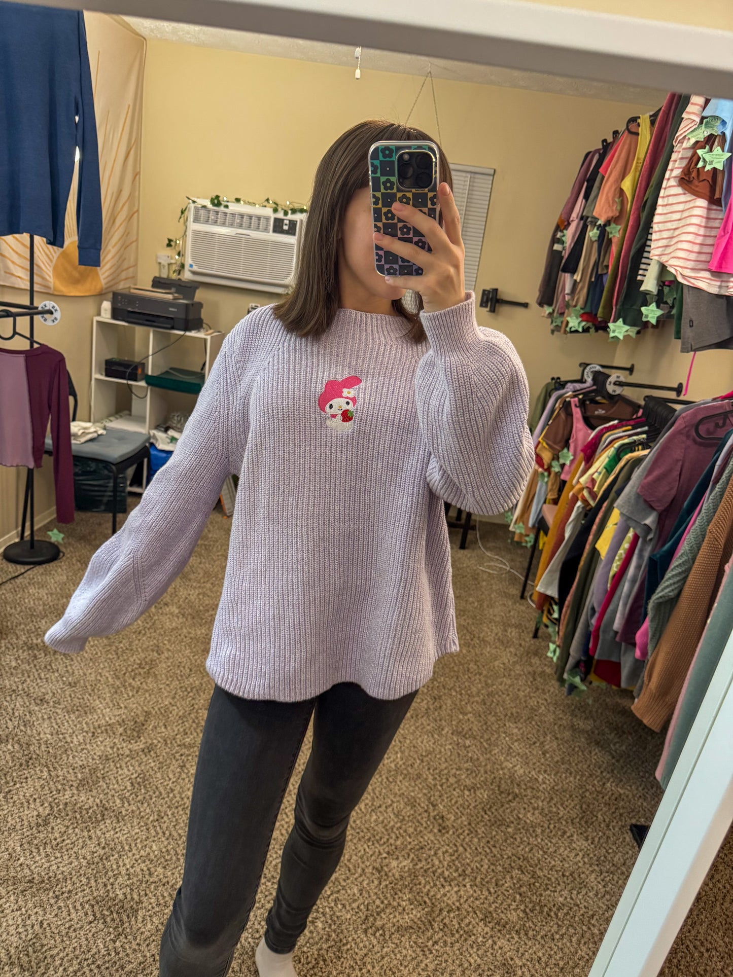 My Melody Lavender Sweater XL