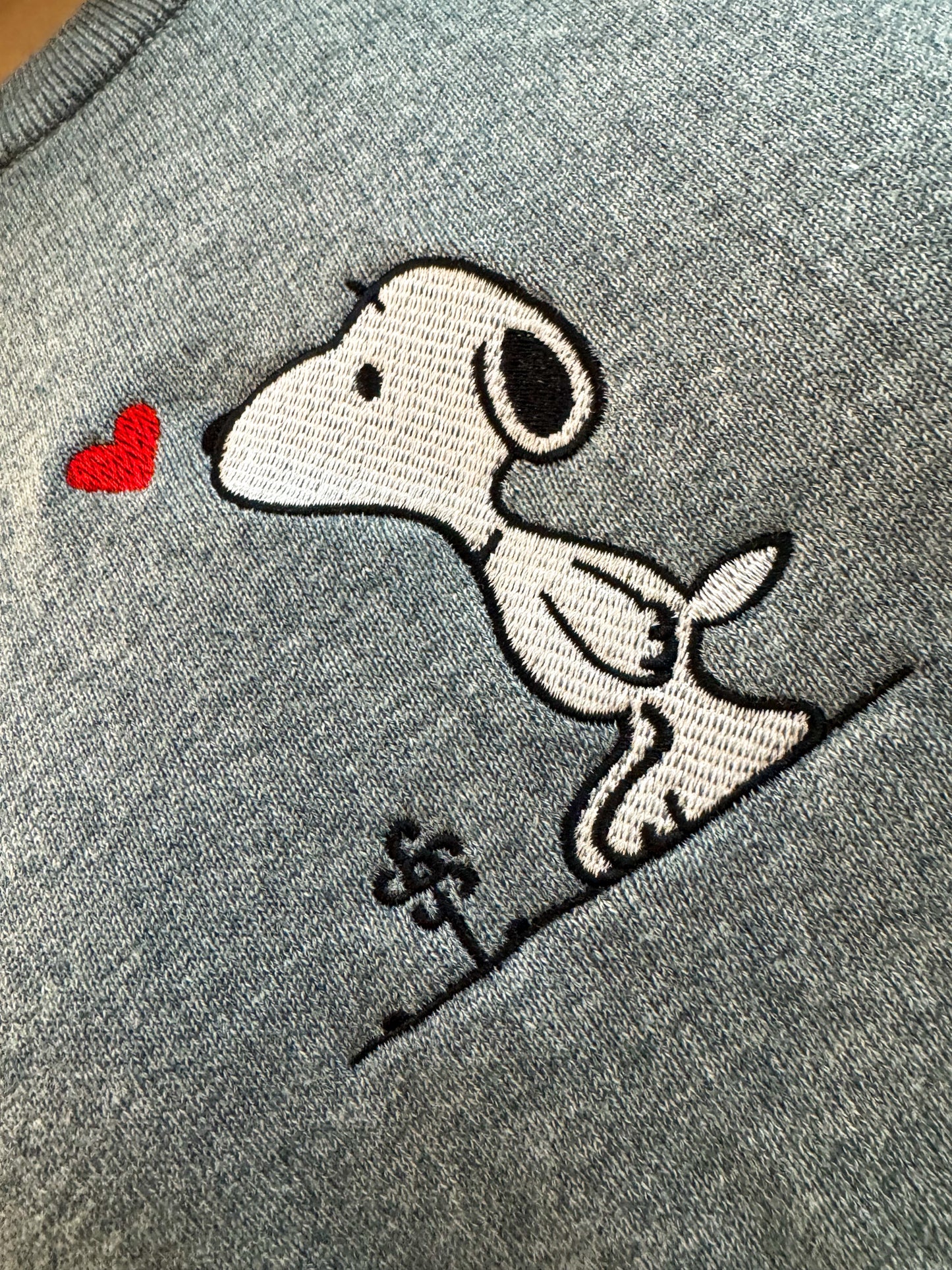 Snoopy Grey Sweater 2XL