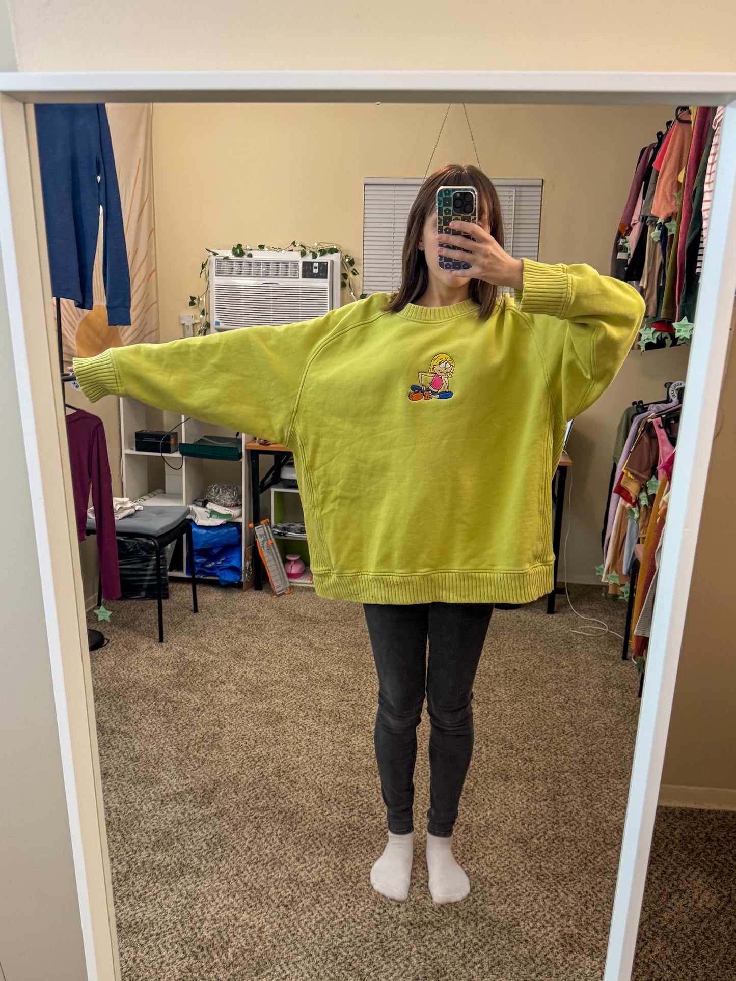 Lizzie McGuire Yellow Sweater XL