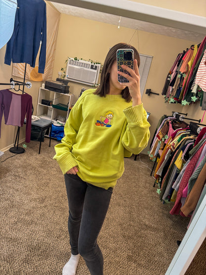 Lizzie McGuire Yellow Sweater XL