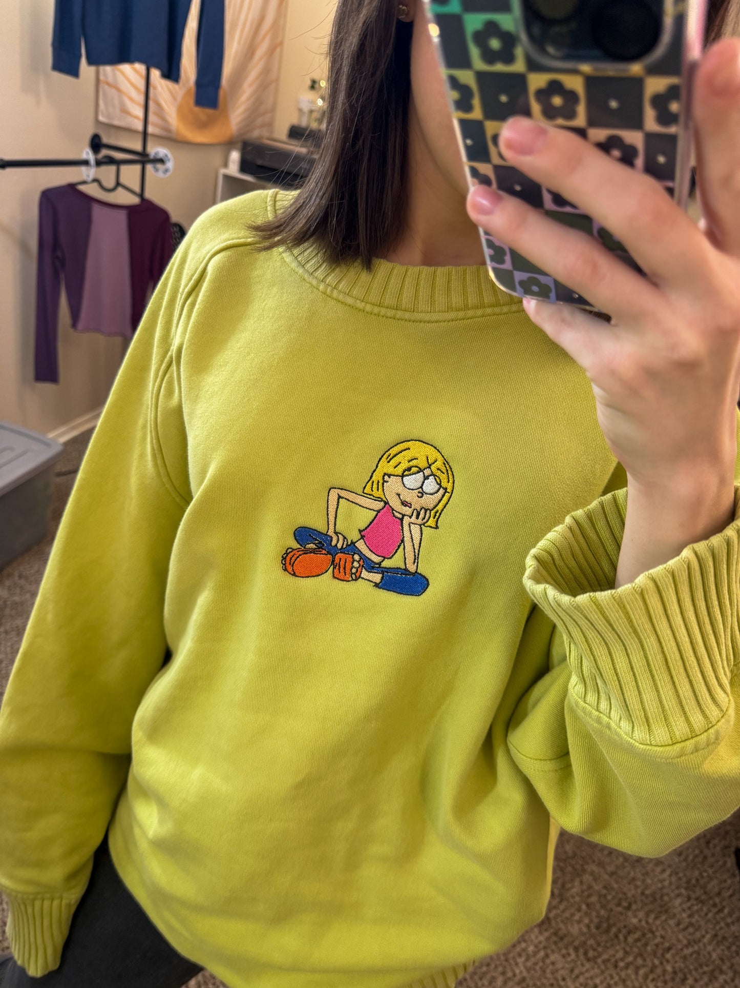 Lizzie McGuire Yellow Sweater XL