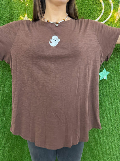 Little Ghost Brown T-Shirt XL