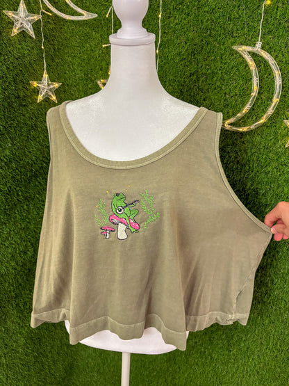 Banjo Frog Green Tank Top 3XL