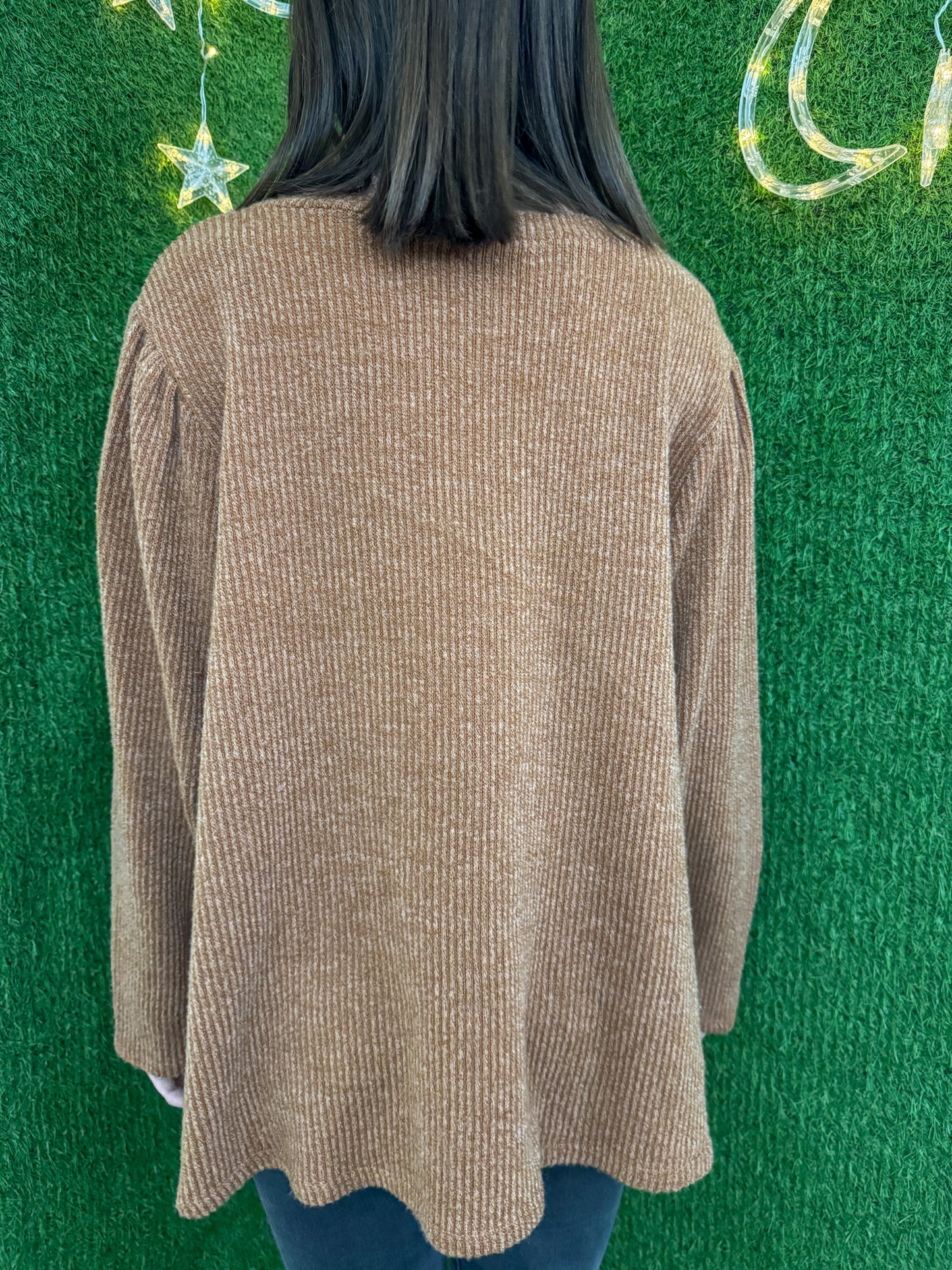 Starfish Button Up Sweater 3XL