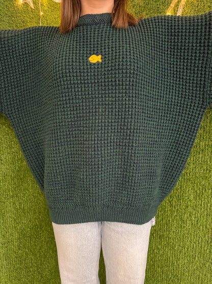 Goldfish Green Sweater 2XL