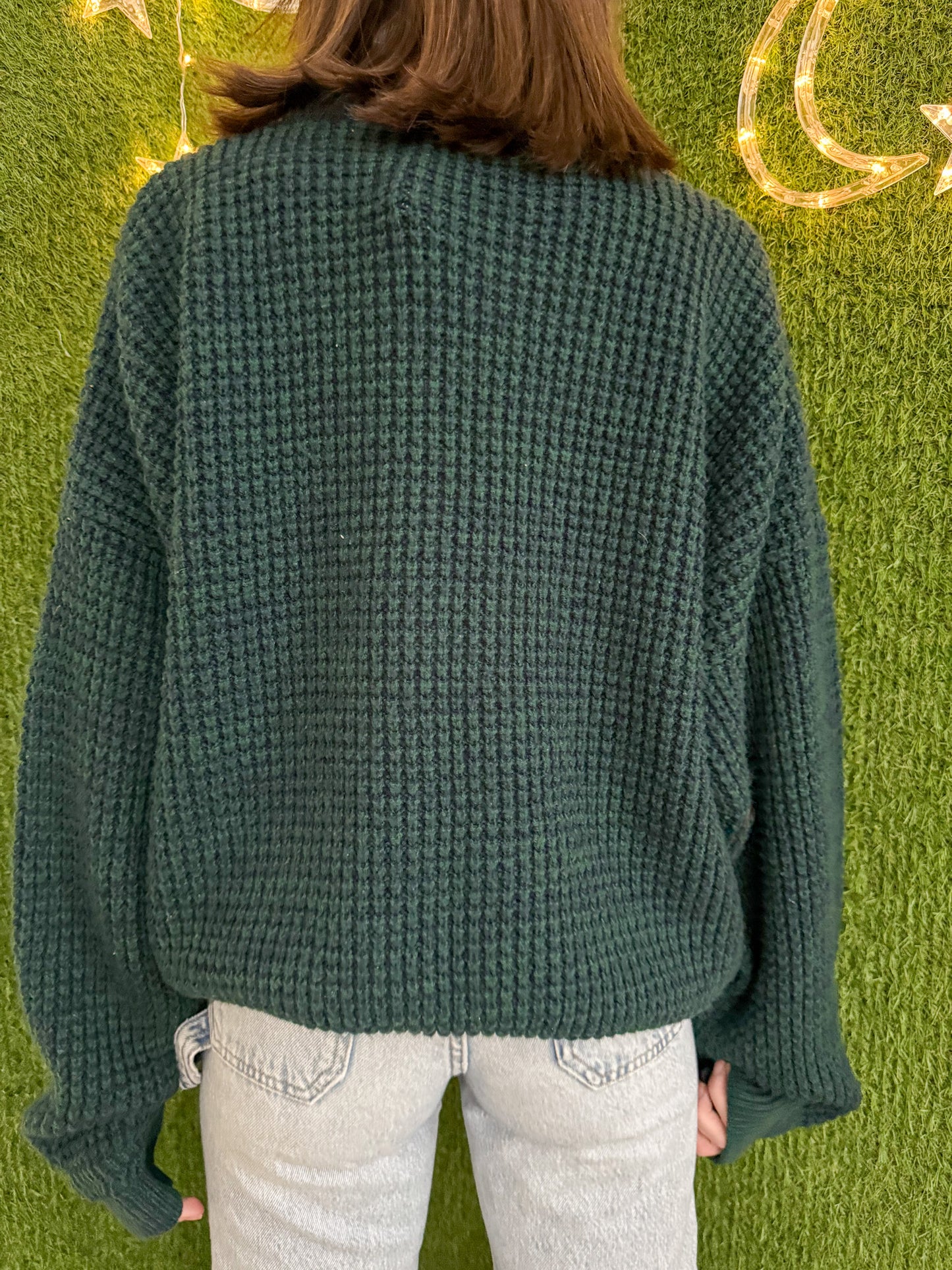 Goldfish Green Sweater 2XL