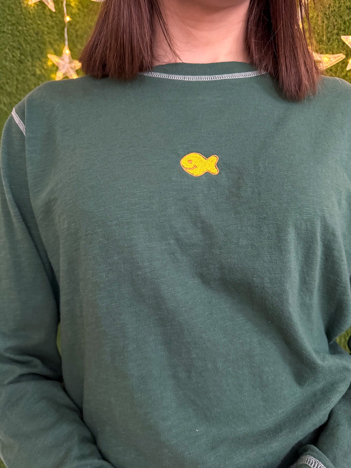 Goldfish Cropped Long Sleeve XS