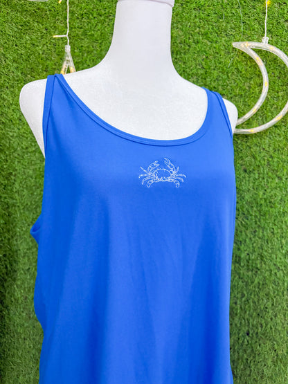 Crab Blue Tank Top 3XL