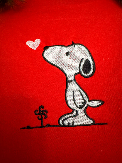 Snoopy Red Cropped T-Shirt XS