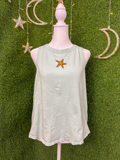 Starfish Green Tank Top L