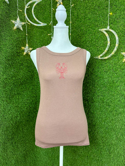 Lobster Brown Tank Top L