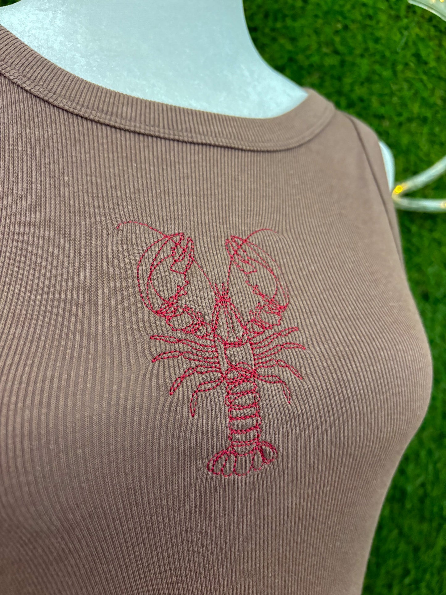 Lobster Brown Tank Top L