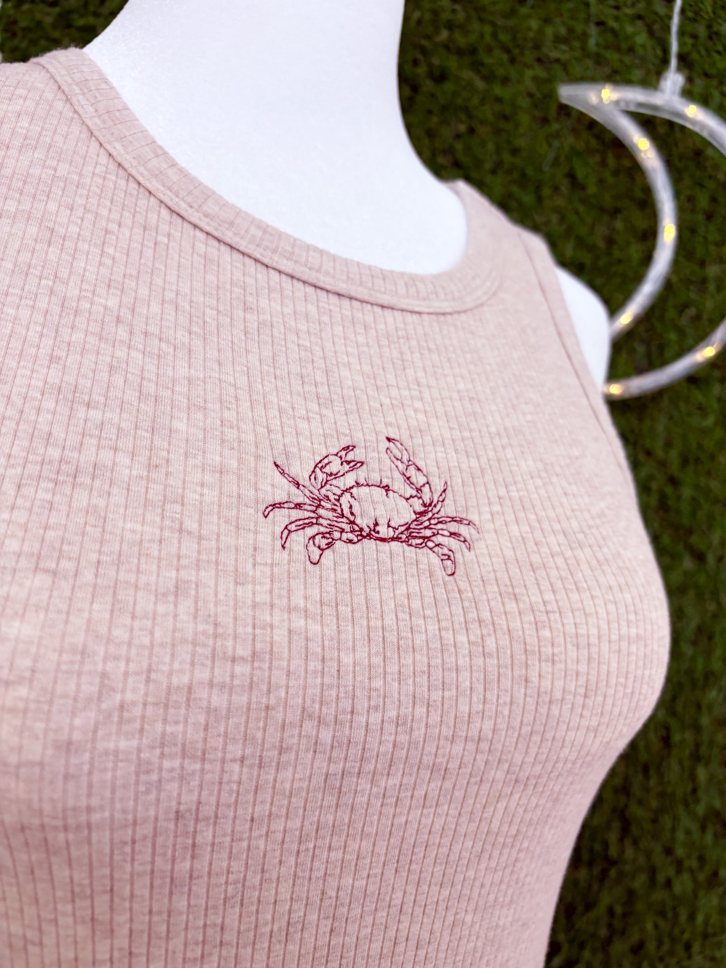 Crab Tan Tank Top S