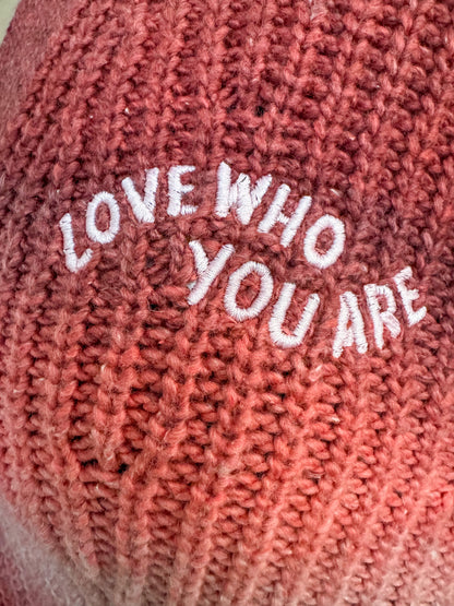 Love Who You Are Button Up V-Neck Sweater XS