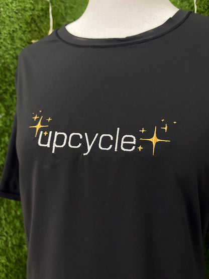 Upcycle Black Lightweight T-Shirt 2XL