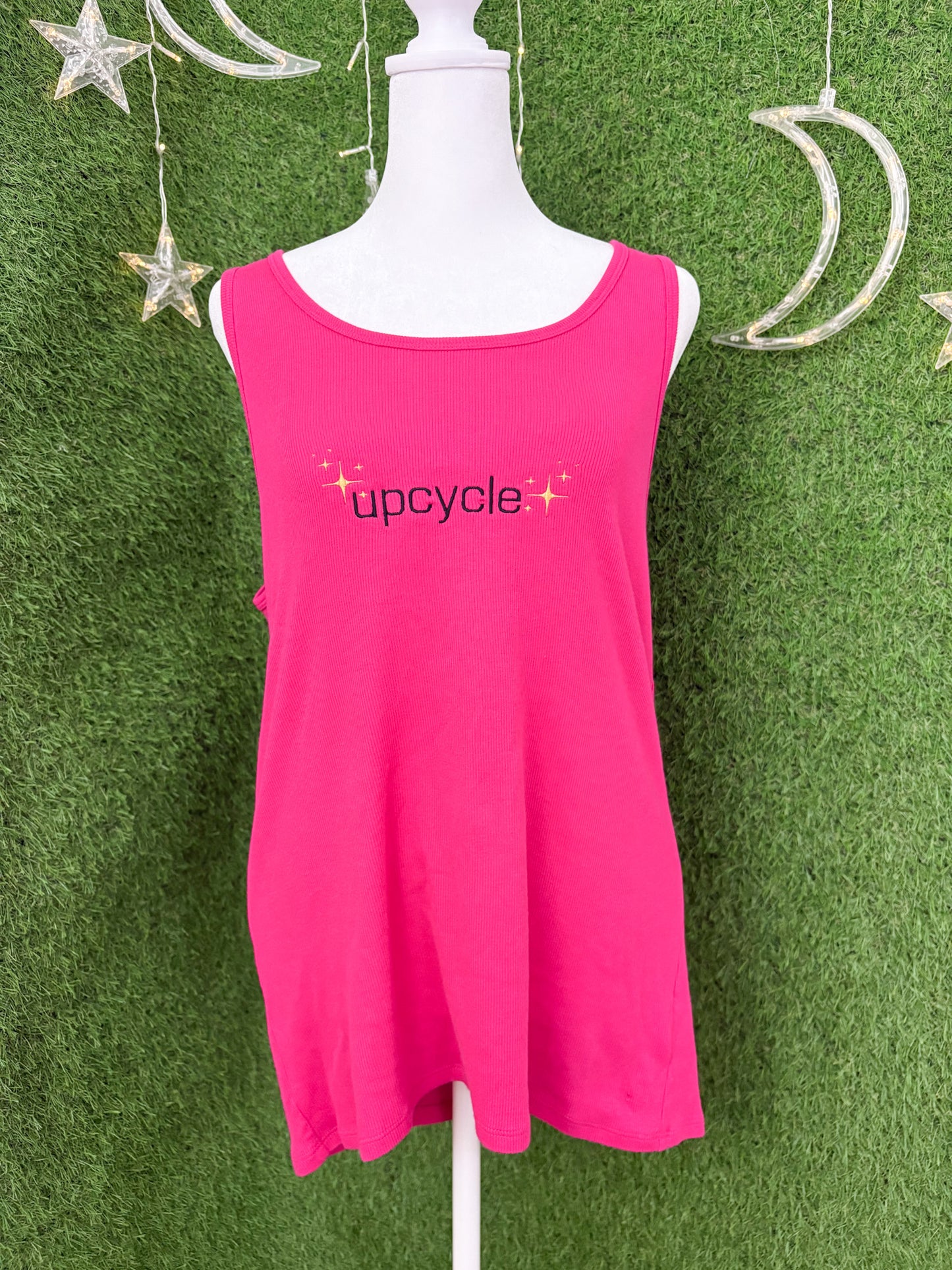 Upcycle Pink Tank Top 2XL