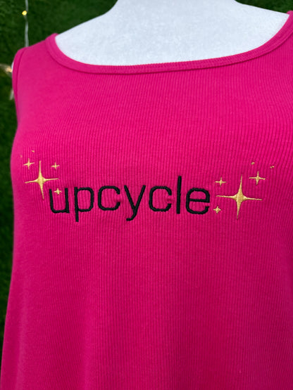 Upcycle Pink Tank Top 2XL