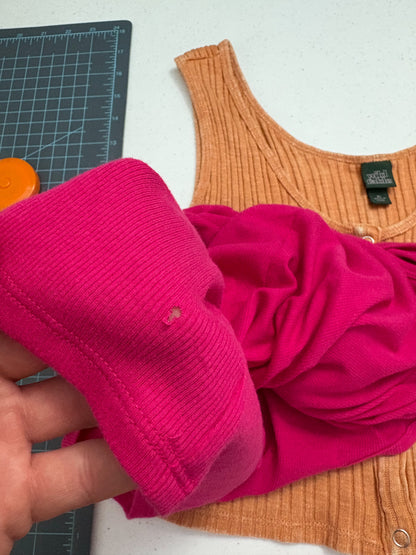 Upcycle Pink Tank Top 2XL