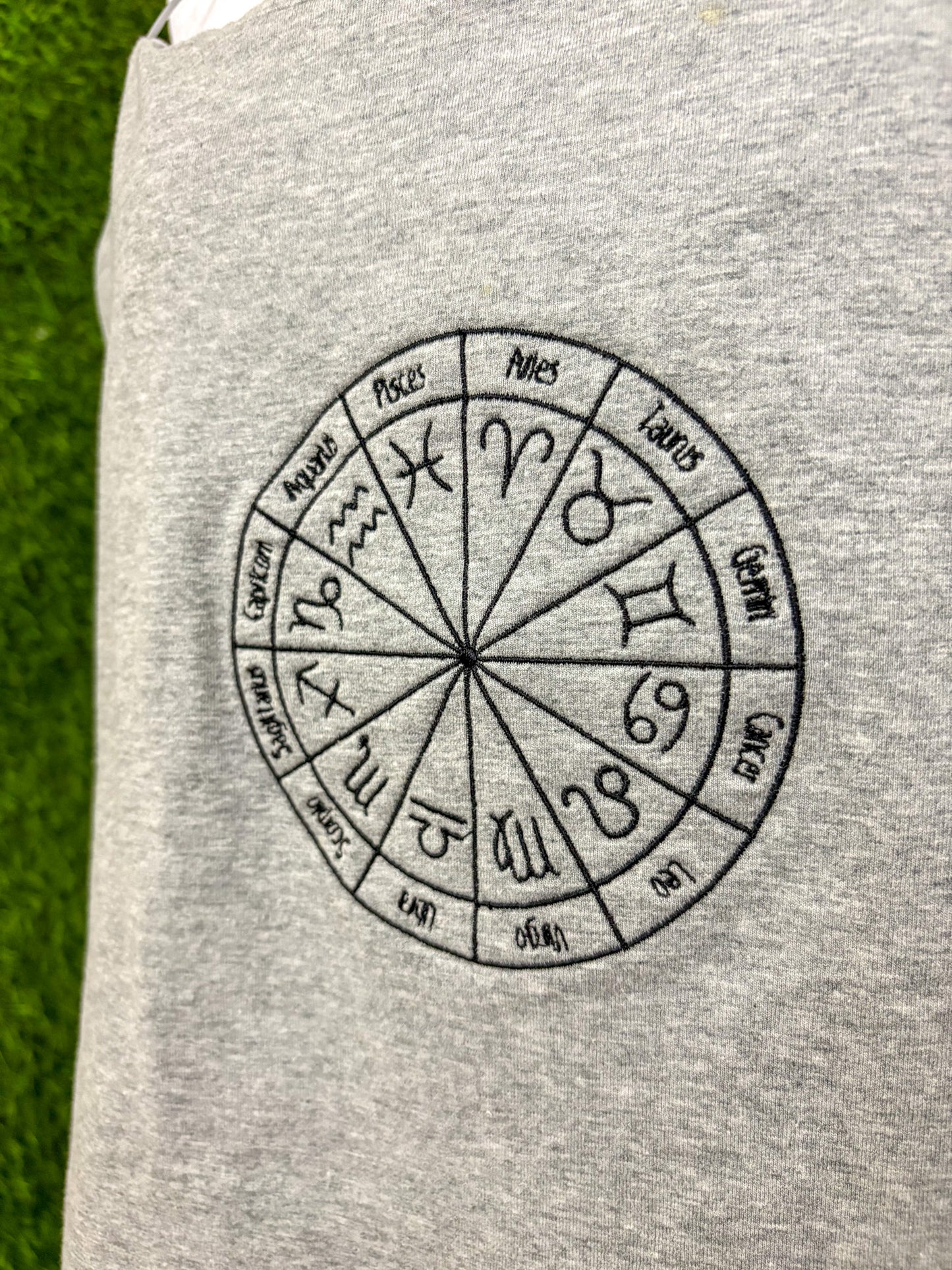 Zodiac Signs Grey Body Suit Tank 2XL