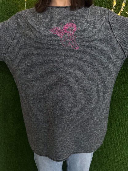 Angel Baby Grey Sweater M