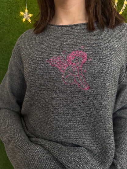 Angel Baby Grey Sweater M