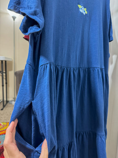 Blueberry Dress with Pockets XL