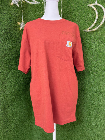 Don't Tap the Glass Orange Pocket Tee S